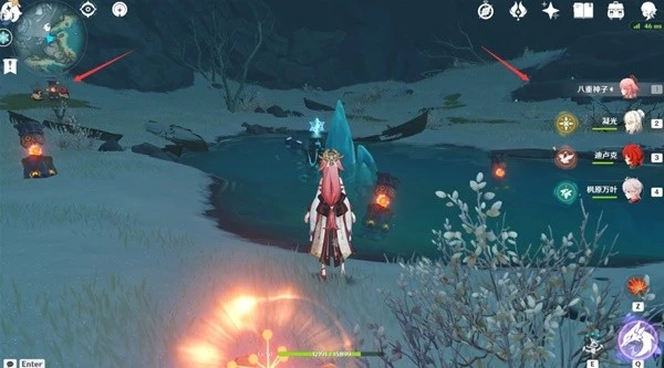 《原神》蒙德龍脊雪山星銀礦石收集路線分享