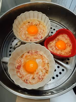 山藥肉糜蒸蛋