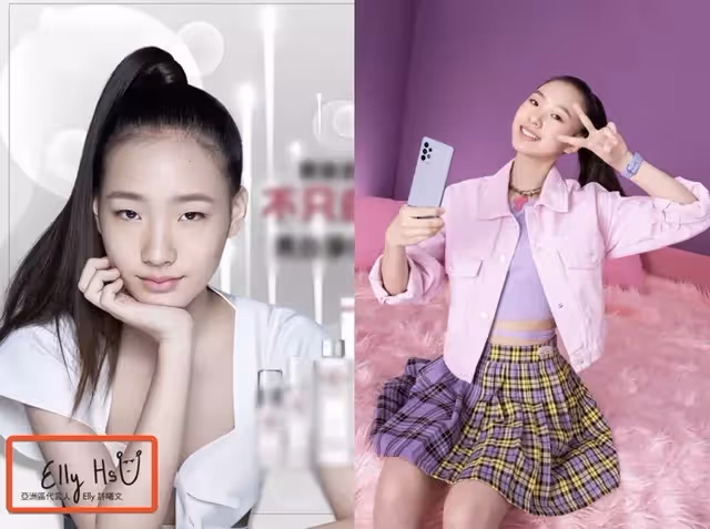 小s首次攜小女兒拍廣告,10歲許老三被贊巨星范