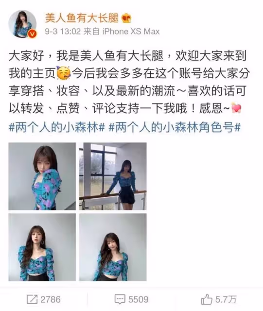 虞書欣、張彬彬《兩個人的小森林》開播6大看點:帶300套衣服進劇組,為角色創微博帳號