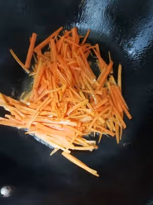 杏鮑菇炒肉絲