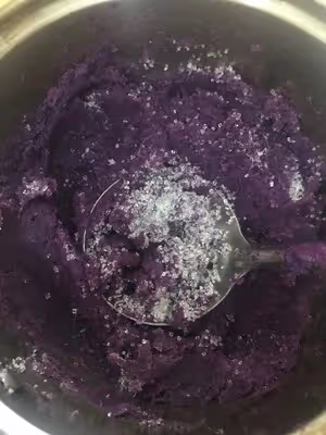 超快手紫薯餡（包子）