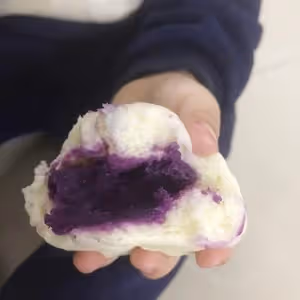 超快手紫薯餡（包子）
