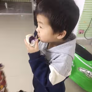 超快手紫薯餡（包子）