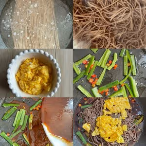 減脂歺〰️青椒雞蛋蕎麥麵💥怕你越吃越掉稱