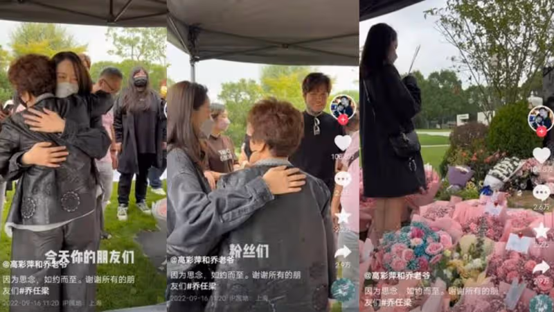 連續6年不缺席　陳喬恩帶老公到墓園探望喬任梁
