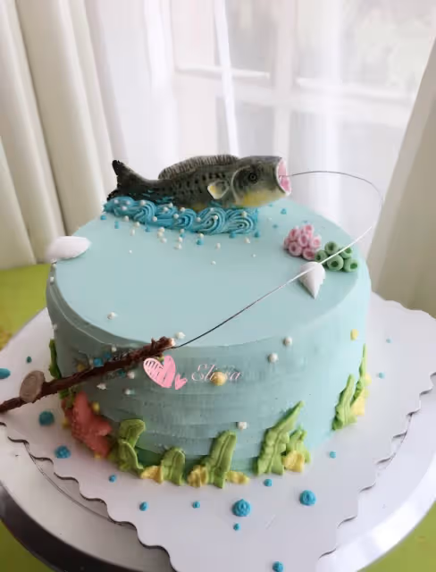 釣魚蛋糕