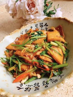 🌈🌈能下2碗飯的干鍋千頁豆腐🧈🍚，超簡單