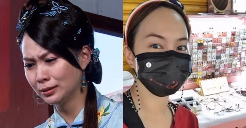 《戲說》女星被發現「捷運站出口擺攤」大方坦承：擺了10個月「扛四口家計」每月只花1萬5：知足過活。