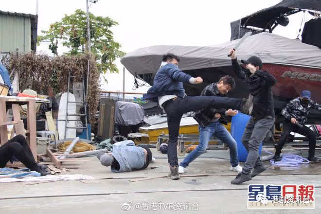 陳展鵬拍《黯夜》中環街頭喪跑！做了父親唔錫身起飛腳搏命打