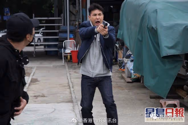 陳展鵬拍《黯夜》中環街頭喪跑！做了父親唔錫身起飛腳搏命打