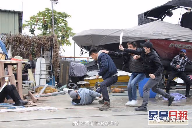 陳展鵬拍《黯夜》中環街頭喪跑！做了父親唔錫身起飛腳搏命打