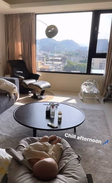 上月報喜太太生了　賴弘國首曬兒子全身照
