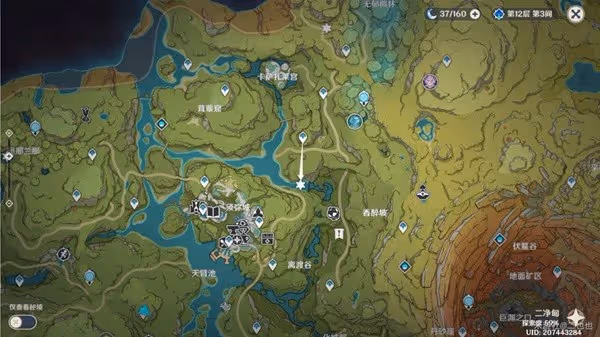 《原神》須彌幻夢之門位置說明