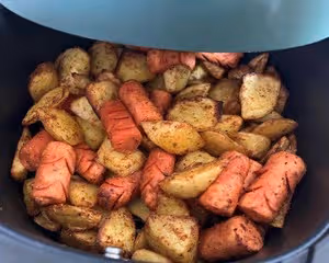 空氣炸鍋 孜然土豆香腸