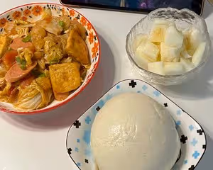白菜豆腐煲（低脂）