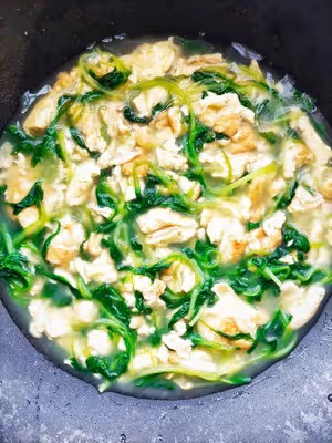 青菜蛋湯