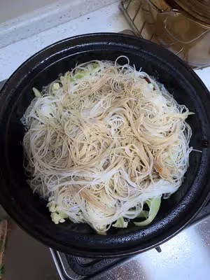 花菜粉絲干鍋煲