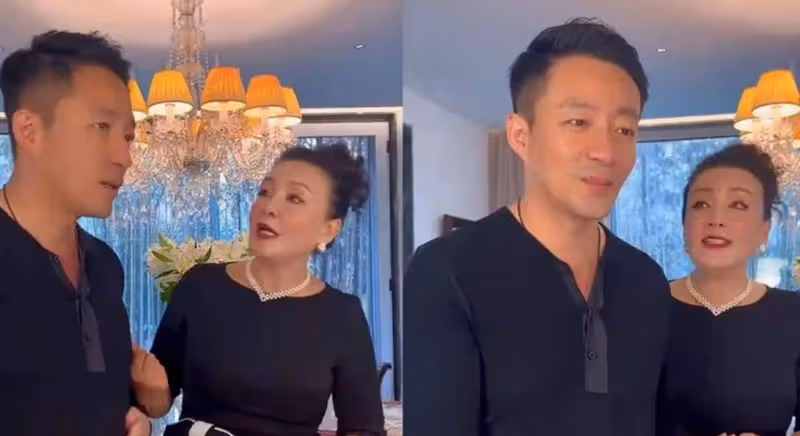 台灣省發生地震後,汪小菲母親張蘭和孫女視頻,稱新房子能抗十級
