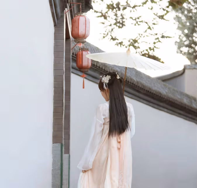 美容指南-花羽油傘輕紗飛揚吳宣儀