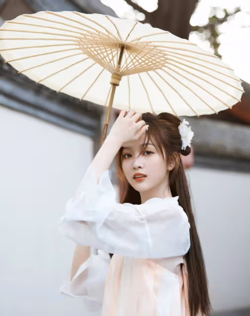 美容指南-花羽油傘輕紗飛揚吳宣儀