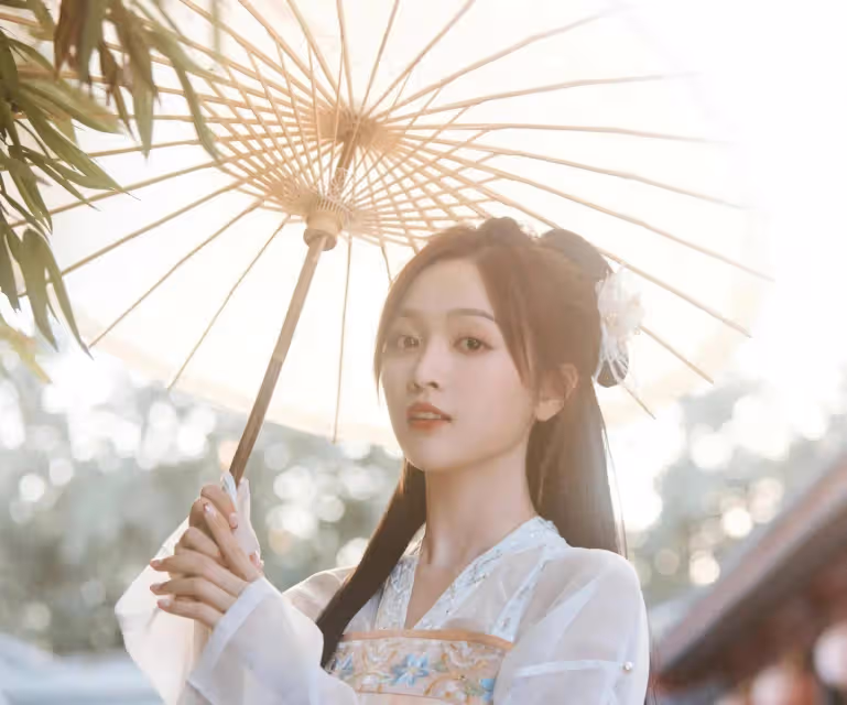 美容指南-花羽油傘輕紗飛揚吳宣儀