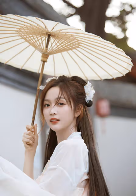 美容指南-花羽油傘輕紗飛揚吳宣儀