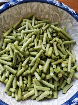 蒸豆角