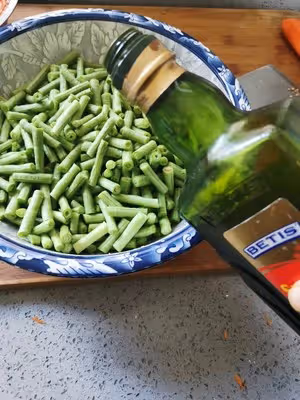 蒸豆角
