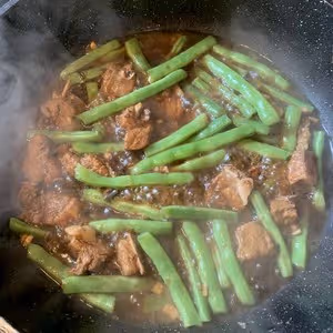 『家常料理筆記』排骨燉豆角