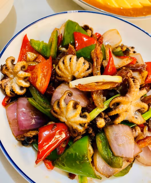 小炒八爪魚