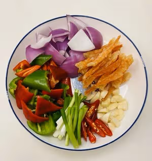 小炒八爪魚