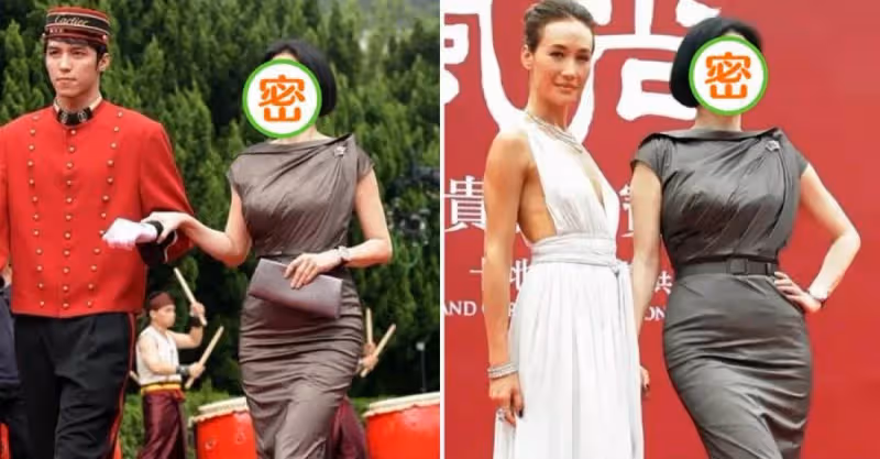 林青霞67歲穿裹身魚尾裙曲線玲瓏，同框小25歲超模也不輸，網友：時光從來不敗美人