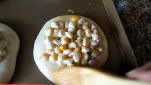 大潤發同款玉米粒沙拉小麵包（一次發酵，附手揉快速出膜方法）