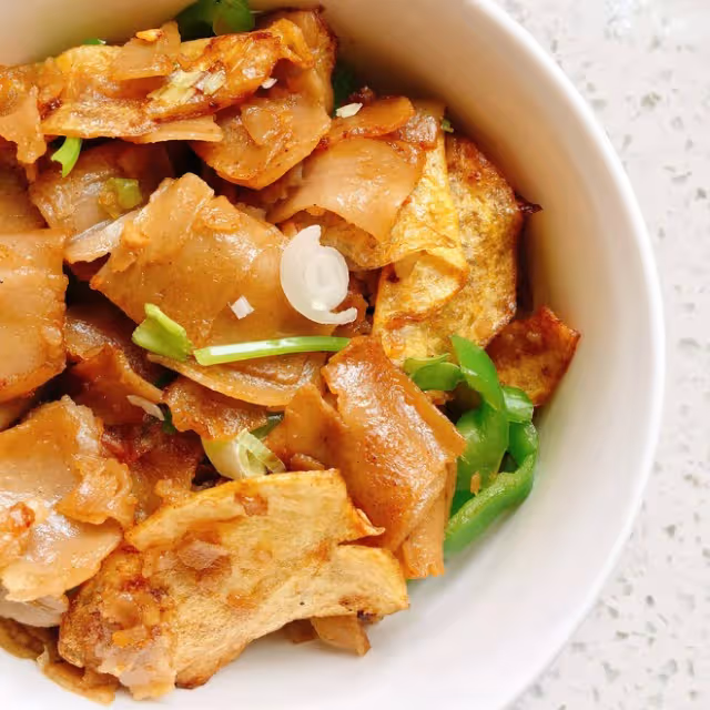 土豆片烤姥姥（炒莜麵洞洞）