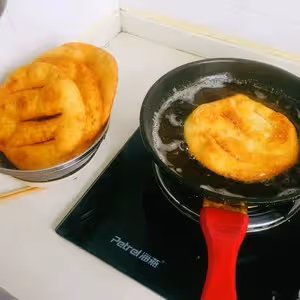 全燙麵發麵油餅