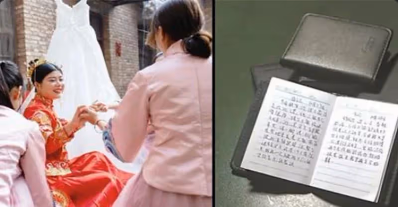 媽媽改嫁後，叔叔養了我20年，出嫁當天發現：他寫的日記，我震驚不已