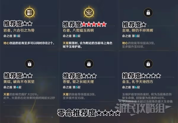 《原神》鍾離天賦分析及聖遺物武器推薦