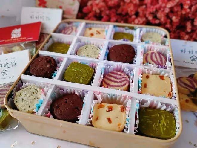 私房🔥爆款👉🏽多種口味🌸切片曲奇餅乾🍪