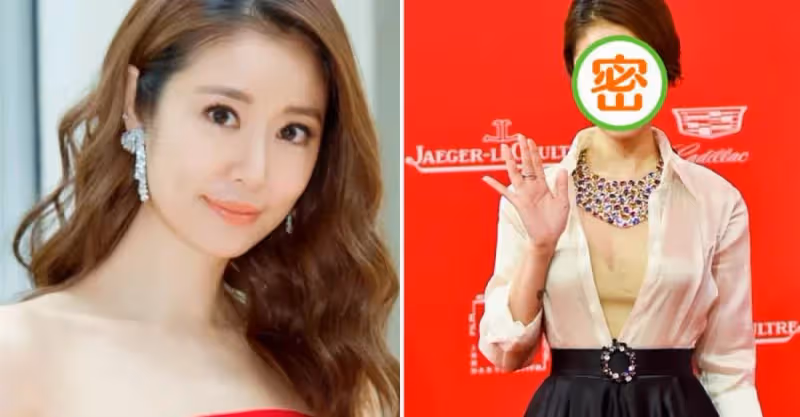 有種「聰明」叫林心如，為了搶鏡頭，一襲黑白襯衫長裙好隆重，深V高雅：內含玄機不露膚