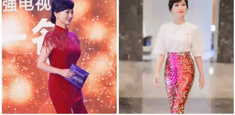 趙雅芝真是「凍齡」的代表，67歲一席「艷色開叉裙」，輕松拿捏肉絲：端莊貴氣魅力依舊