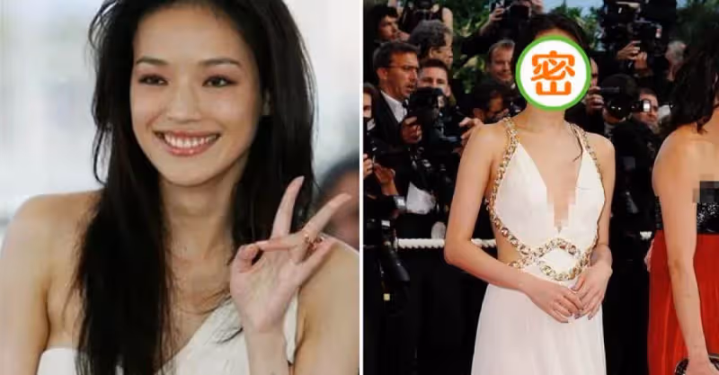 舒淇這造型真難駕馭，身穿一襲白色掛脖裙，看側面卻讓人心動了，網友：46歲穿成26歲