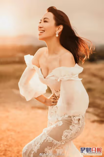 TVB花旦絕美婚紗照曝光!DeepV大露背極性感下周一嫁醫生男友