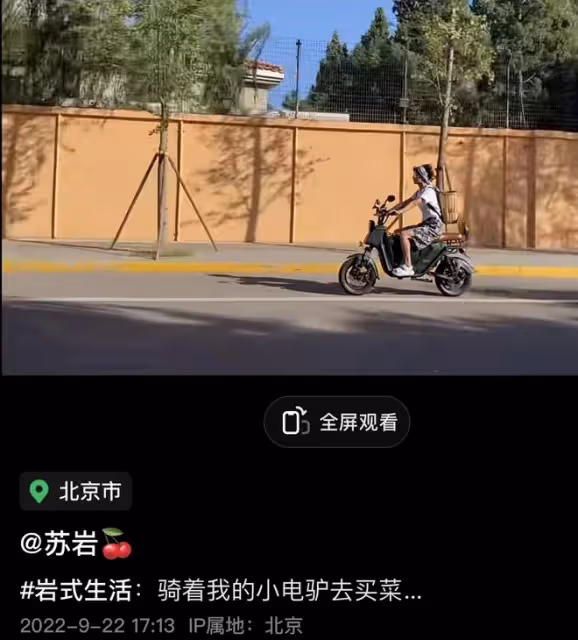 羅嘉良老婆騎千元電動車買菜!背背簍紋身矚目,一家三口定居北京
