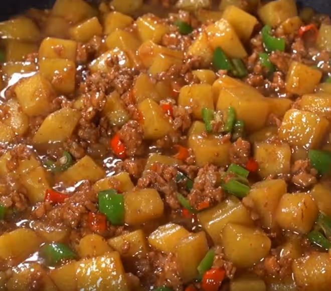 肉沫土豆