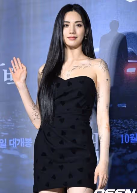 女演員全身上下布滿紋身?公司的立場是...
