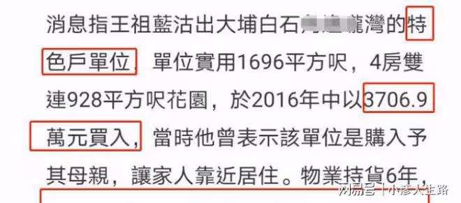 王祖藍定居上海!香港豪宅售4110W賺781W,大女兒書包僅100元