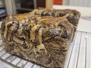 昂貴的爸爸糖巧克力吐司