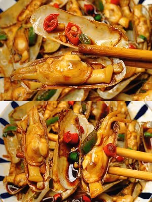 🔥秒殺大排檔的香辣炒蟶子！巨好吃的美味