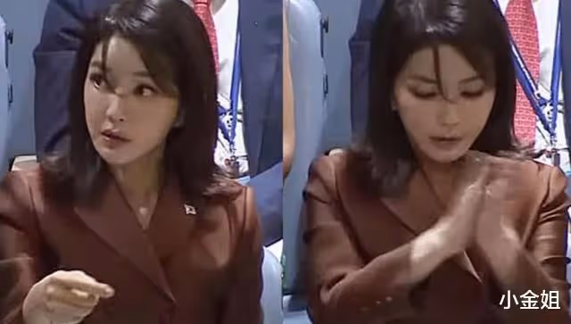 臉垮了!韓國第一夫人整容矽膠臉成功搶鏡,扛不住外媒高清鏡頭